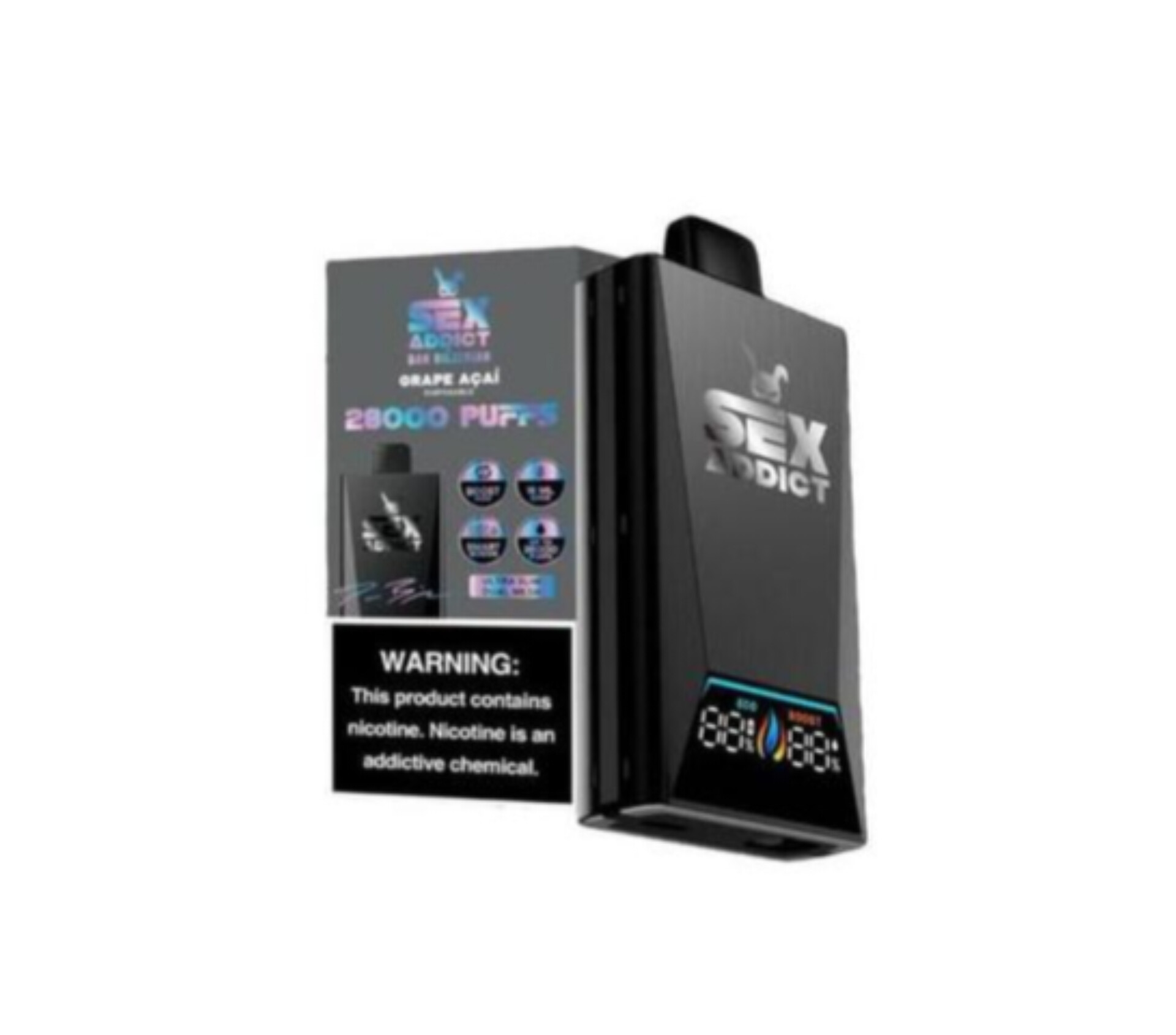 Descartvel Sex Addict Black S280 28.000 Puffs By Dan Bilzerian